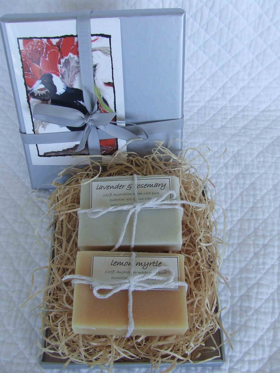 4. Two Australian handmade pure essential oil soaps